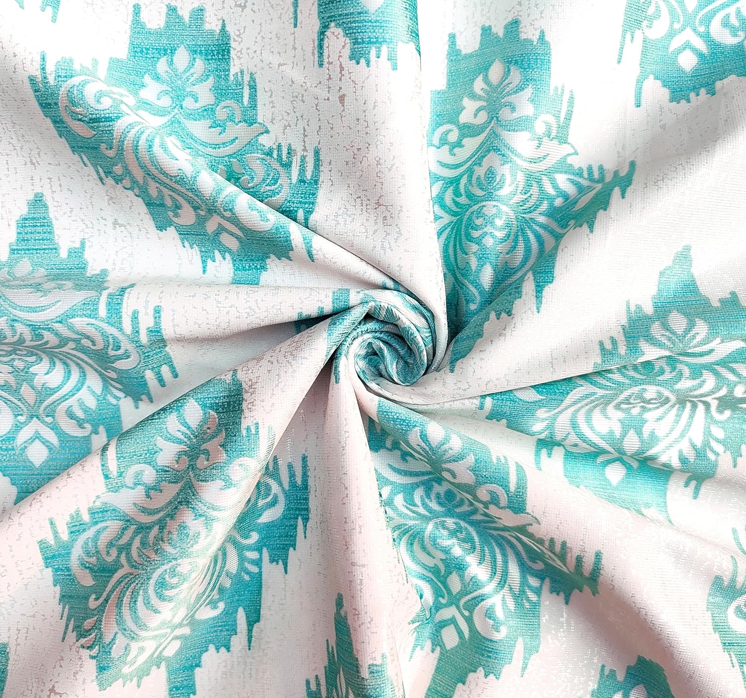 Printed Polyester Window Curtain Vedartah