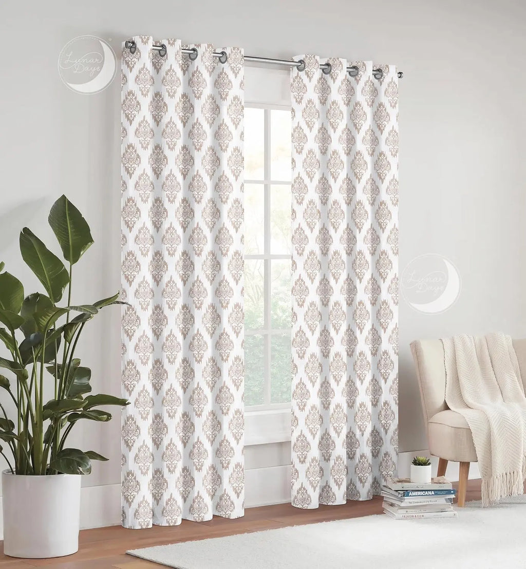 Printed Polyester Window Curtain Vedartah