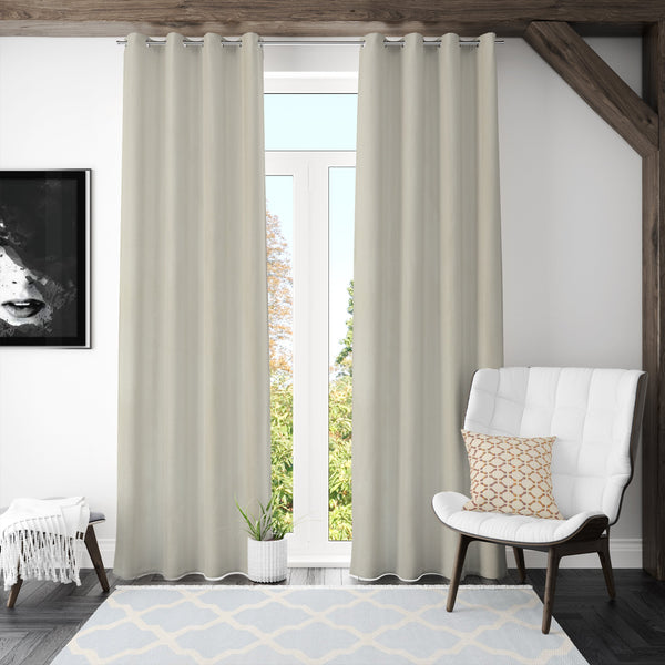 Dark Brown Plain Polyster Door Curtain My Store