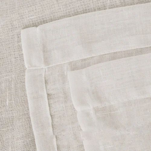 Grey Plain Linen Door And Window Curtain My Store
