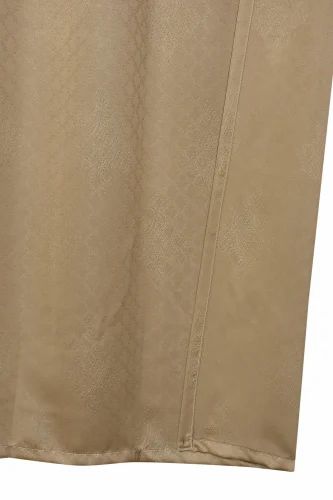 Off White Blackout Emboss Door Curtain My Store