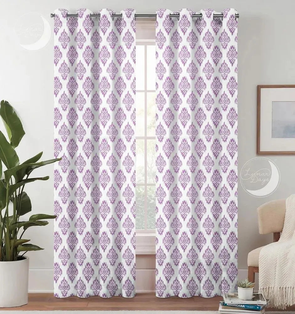 Printed Polyester Window Curtain Vedartah